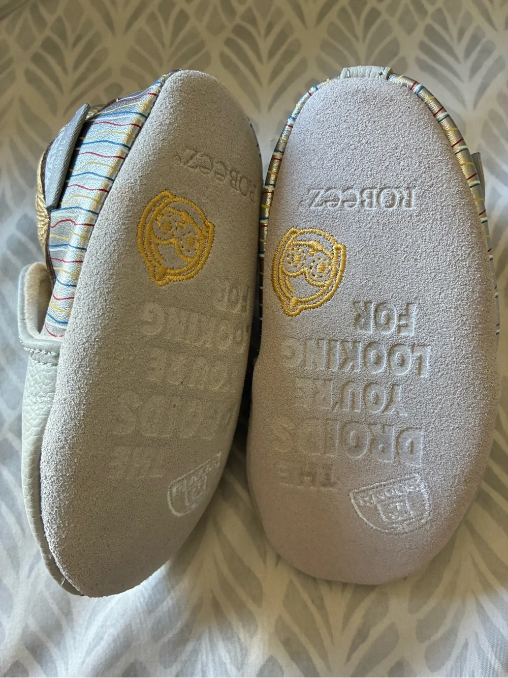 Robeez Star Wars Grey and Gold R2-D2 & C-3PO Baby Shoes